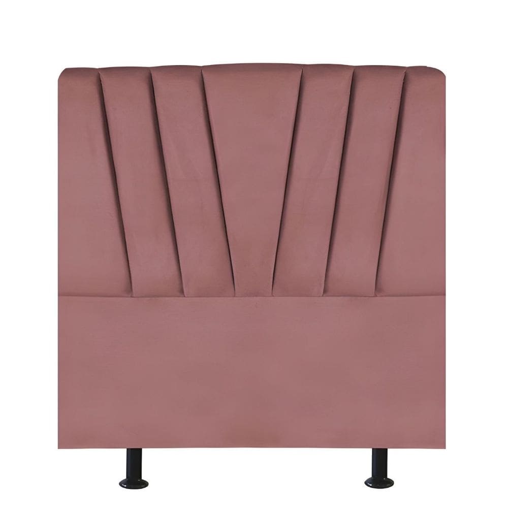 Cabeceira Estofada Cama Box Solteiro 100 cm Ariel Suede