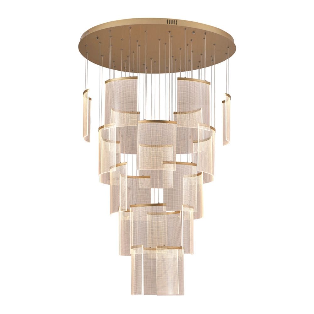 Lustre Pendente Astraled Starlit PL-9852 Dourado Led Bivolt