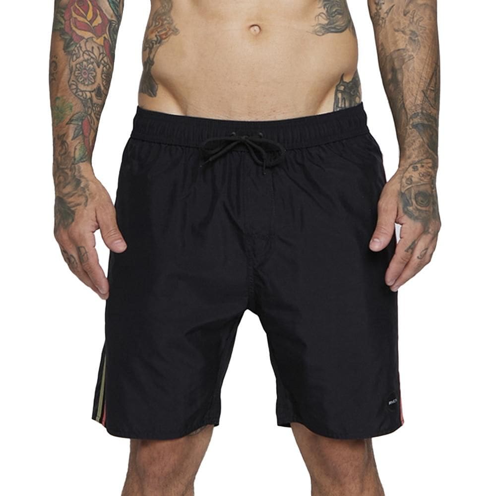 Bermuda RVCA Breakout Elastic 18” SM25 Masculina Preto