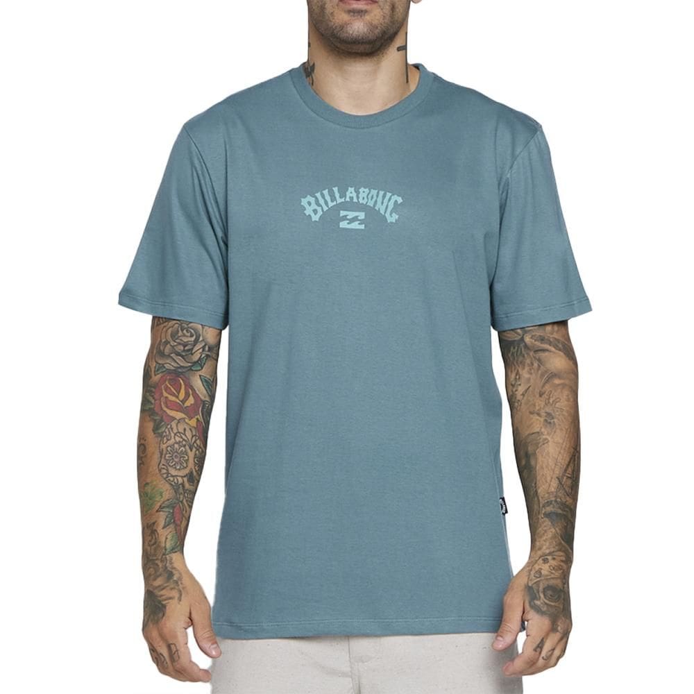 Camiseta Billabong Mid Arch Color SM25 Masculina Verde