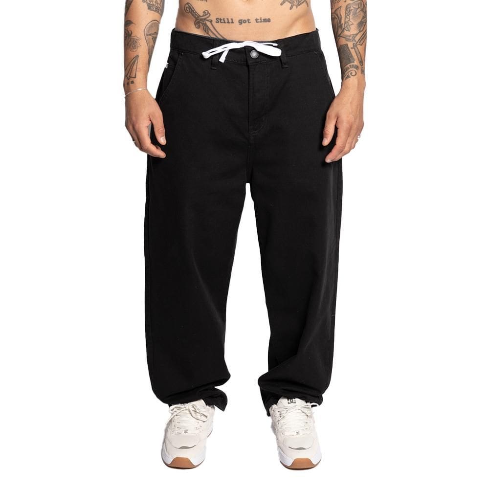 Calça DC Shoes Worker Oversize Black Twill SM25 Preto