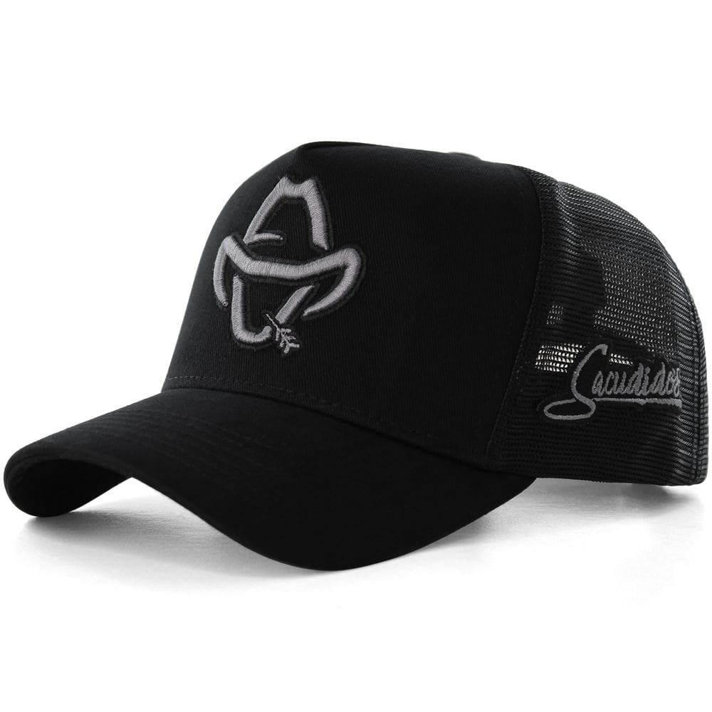 Boné Sacudido`s - Logo Estilizado - Preto