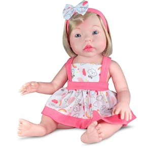 Boneca 1185 Coleção Doll Realist com Vestido