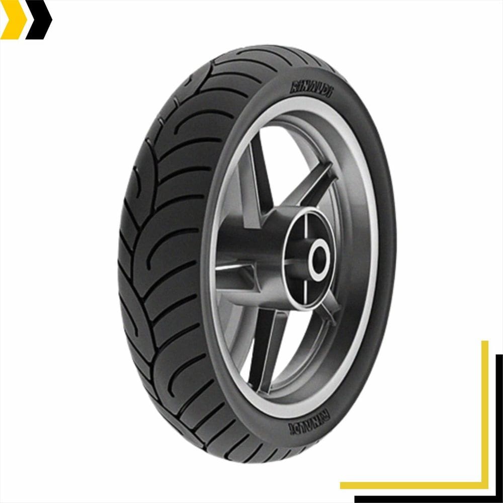 Pneu Moto Street Hb37 90/90-18 S/C Tras Rinaldi Titan-Fan