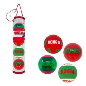 Brinquedo Holiday Occasions Balls Pack 4 Bolas Para Cachorro Médio