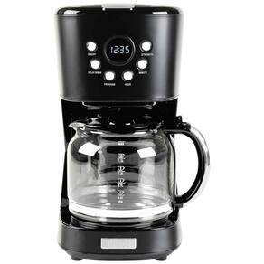 Cafeteira Programável 12 xícaras, 110V 900W, HADEN 75098, Preta