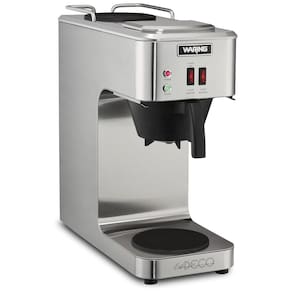 Máquina para Café Coado Comercial, até 14,7L por Hora com 2 Aquecedores Operados Individualmente e Plugue de 5 a 15 Fases, 110V 1800W,