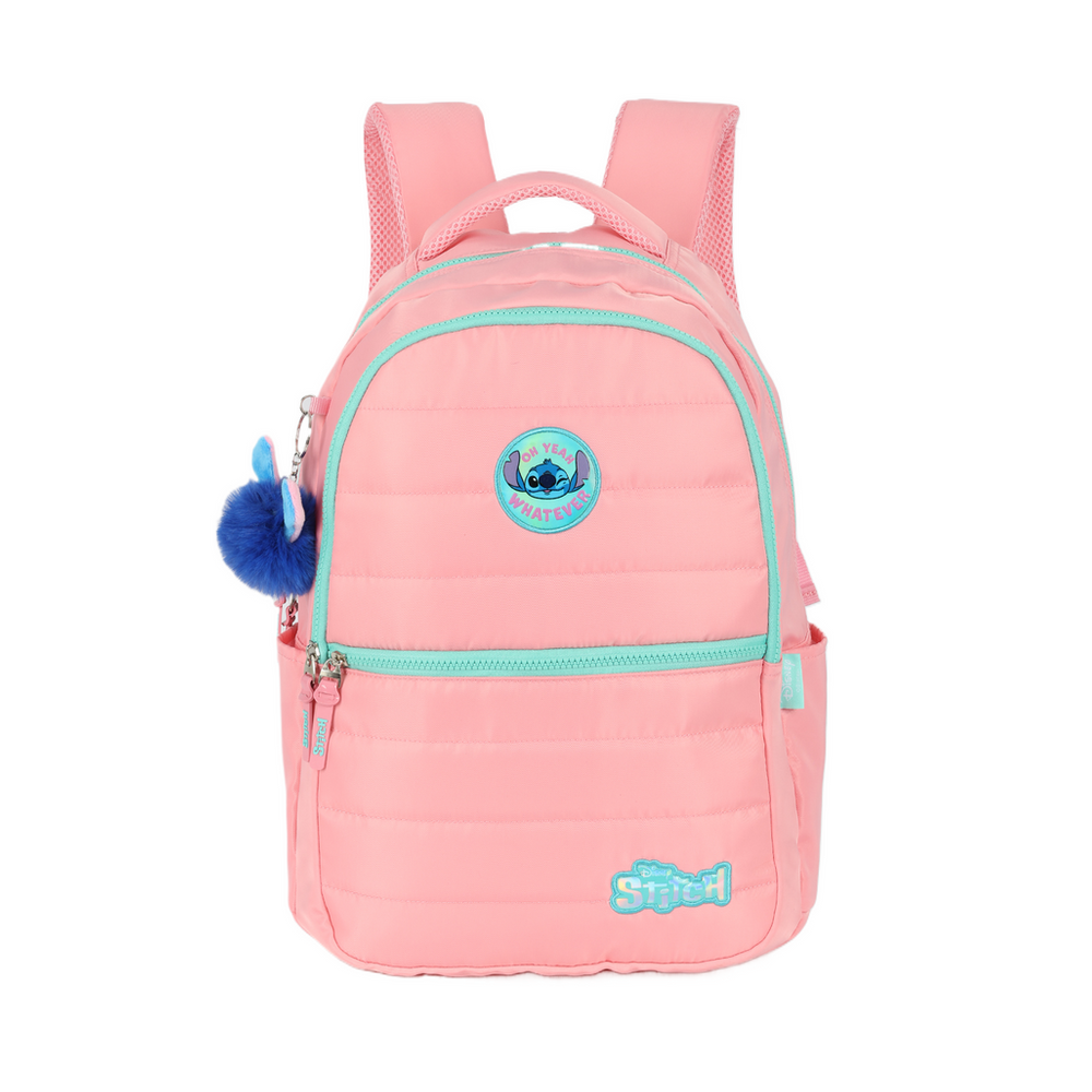 Mochila Laptop Salmao Un Stitch