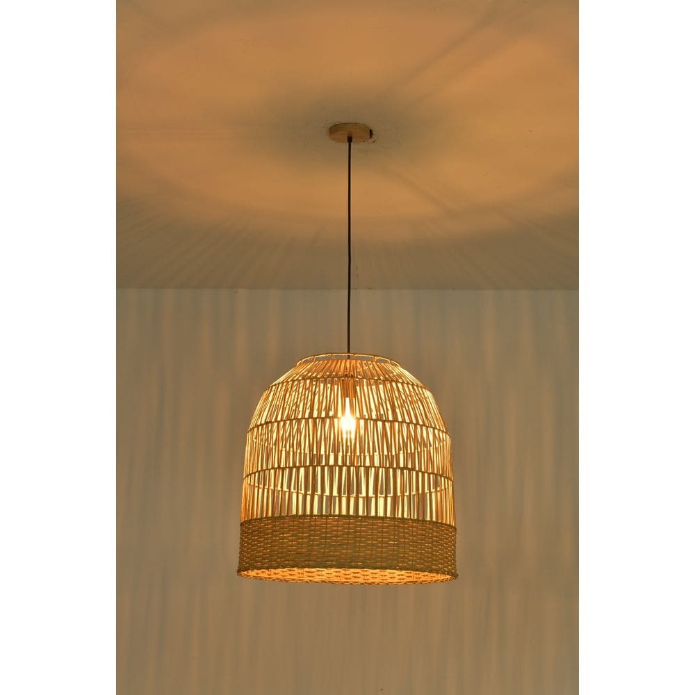 Pendente Ôtaki Rattan 50X50cm - 3 Metros De Cabo