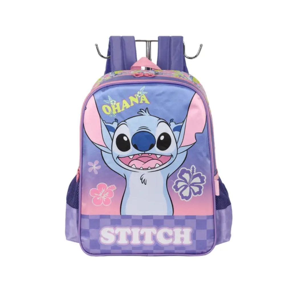 Mochila Violeta Un Stitch