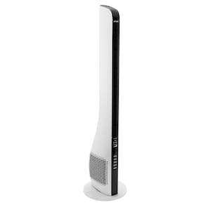 Ventilador torre 90cm silencioso Praxis 127v Branco / Preto