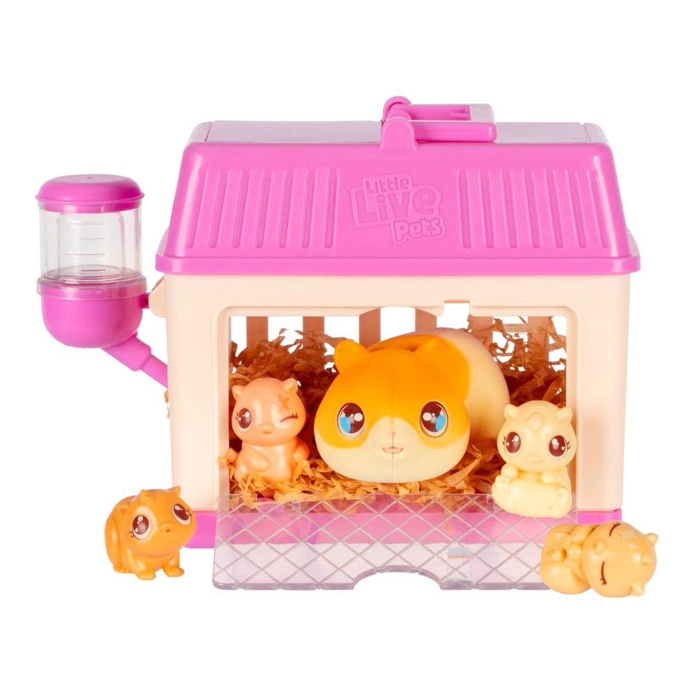 Toy Little Live Pets Mama Surprise Minis Hamster com gaiola