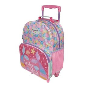 Mochila de Rodinhas Sem Alça Dermiwill Sereia Rosa