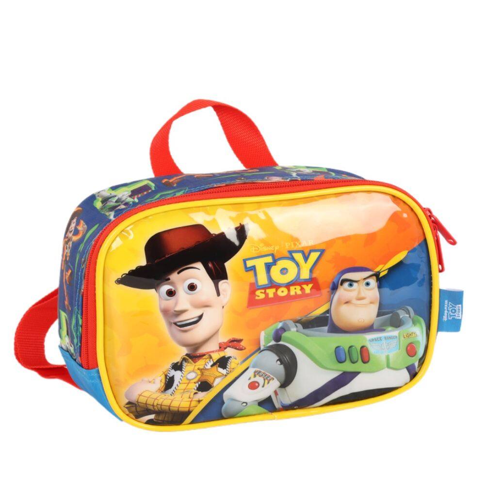 Lancheira Térmica Laranja Com Alça Escolar Luxcel ToyStory
