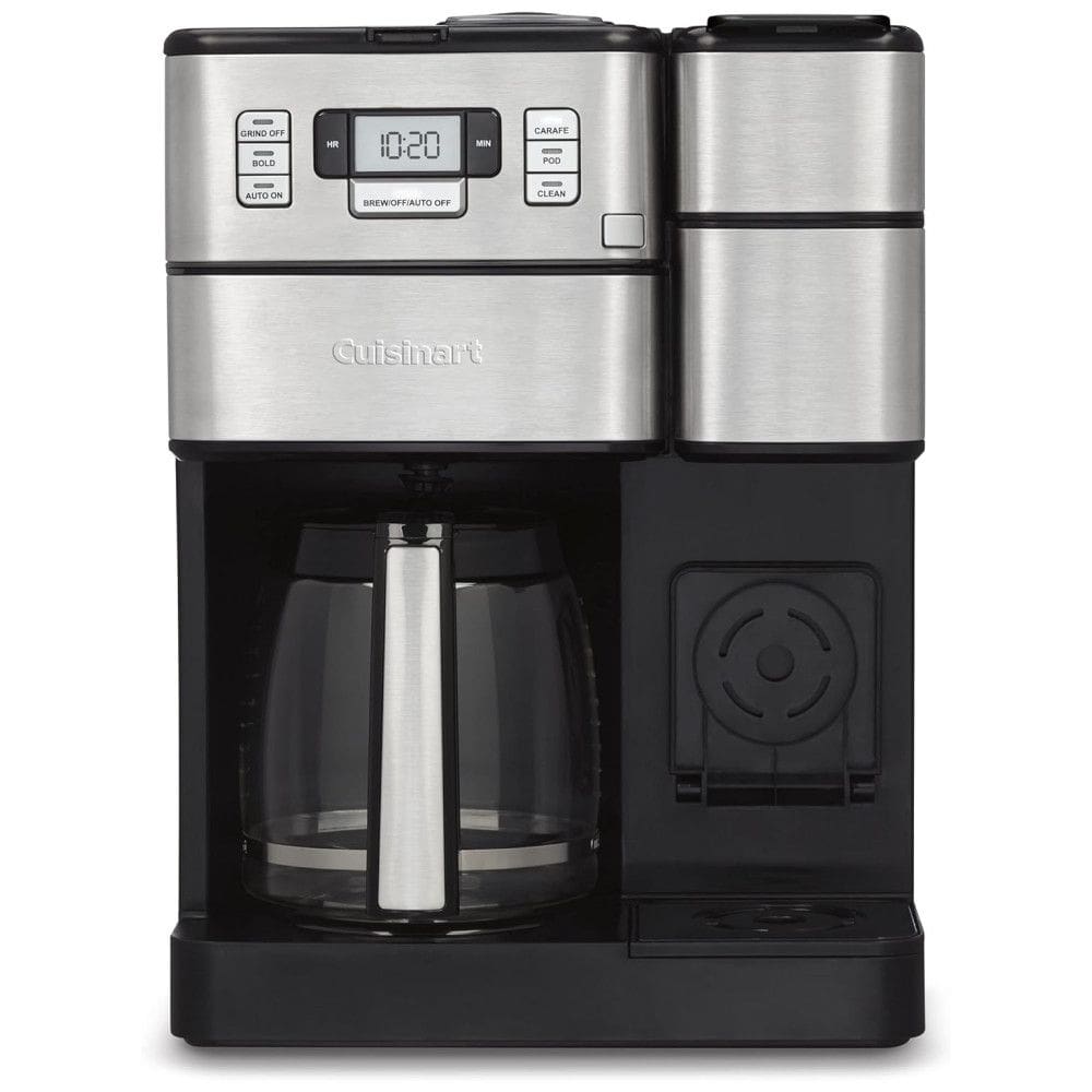 Cafeteira Elétrica Automática 2 em 1 Capacidade 1.1L, CUISINART SS GB1, Prateado