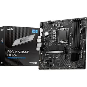 Placa-mãe MSI PRO B760M-P DDR4 Pro Series LGA 1700 mATX
