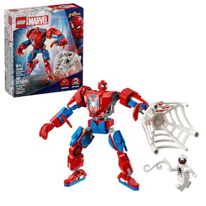 Lego Marvel Robô Do Homem Aranha Vs Anti-Venom 107 Peças - 76308