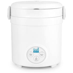 Panela de Arroz Elétrica 2 a 3 Xícaras com Controle Digital, Branca, 110v, AROMA HOUSEWARES MRC 903D, Branco