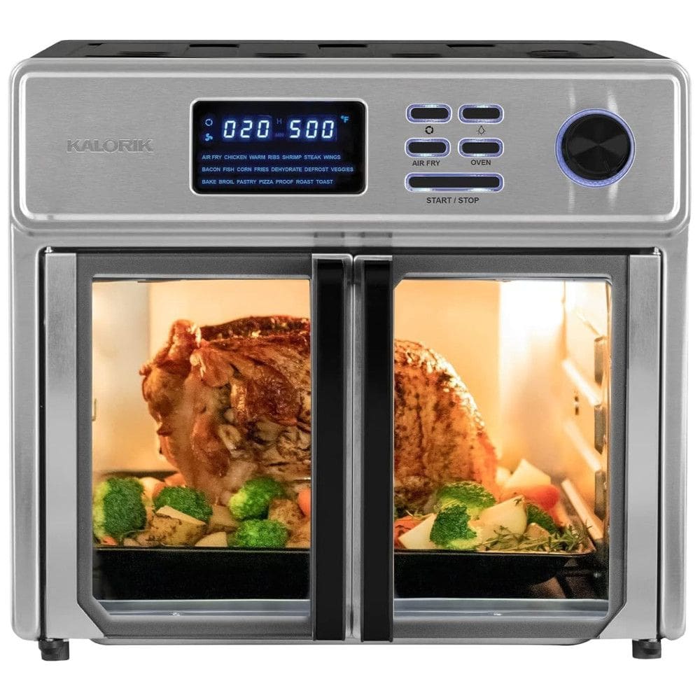 Forno Elétrico de Bancada 26L 10 em 1 Multifunções com Painel Digital e 14 Acessórios de Cozinha em Aço Inoxidável, 1750W, 110V, KALORIK