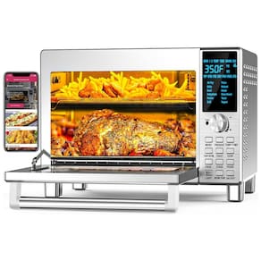 Forno Elétrico de Bancada 30L com 12 Funções e Painel de Controle Digital, 110v, NUWAVE Bravo 20811, Prateado