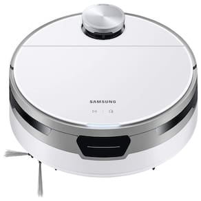 Aspirador de Pó Robô com Controle Remoto e Conexão WI FI, 110v, SAMSUNG VR30T80313W, AA, Branco