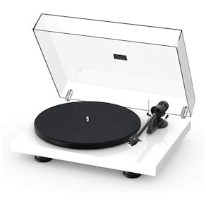 Vitrola Toca Discos Retrô 3 Velocidades com Braço de Fibra de o, 110v, PRO JECT AUDIO SYSTEMS Debut Carbon EVO, Branco