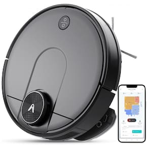 Aspirador de Pó Robô com Conexão via APP WI FI, Auto Carregamento e Mapeamento Multinível, 110V, VIOMI V2, Preto