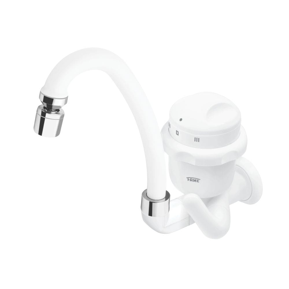 Torneira Elétrica de Parede Fame Bica Alta 3 Temperaturas 4800W Branco 110V 1992