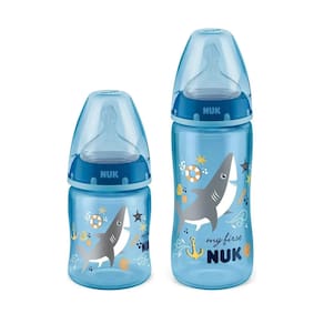 Kit Mamadeira My Fisrt Nuk 150 ml e 300 ml - Boy -Azul