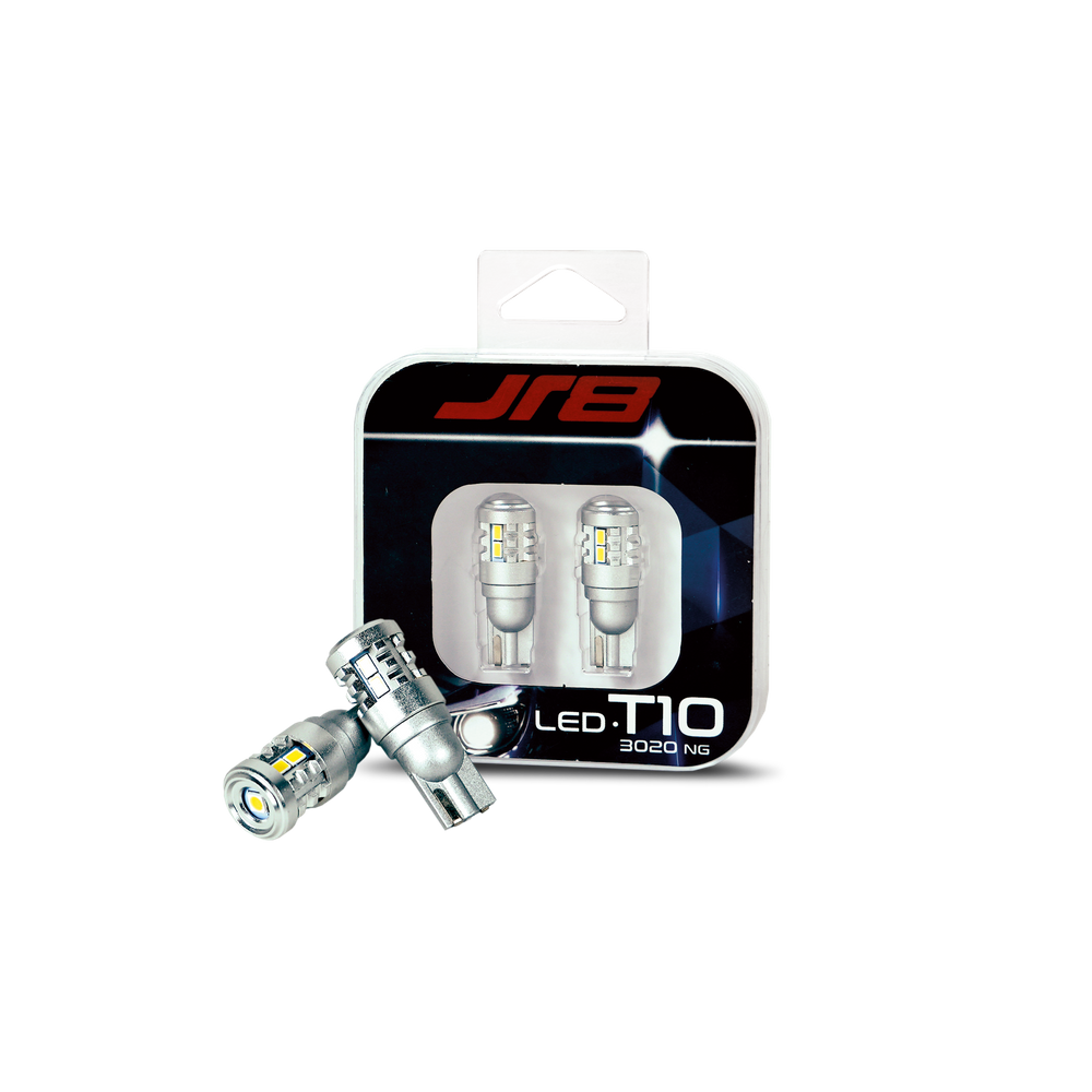 Lâmpadas Led Premium Branca T10 3020 12v 6000k Jr8