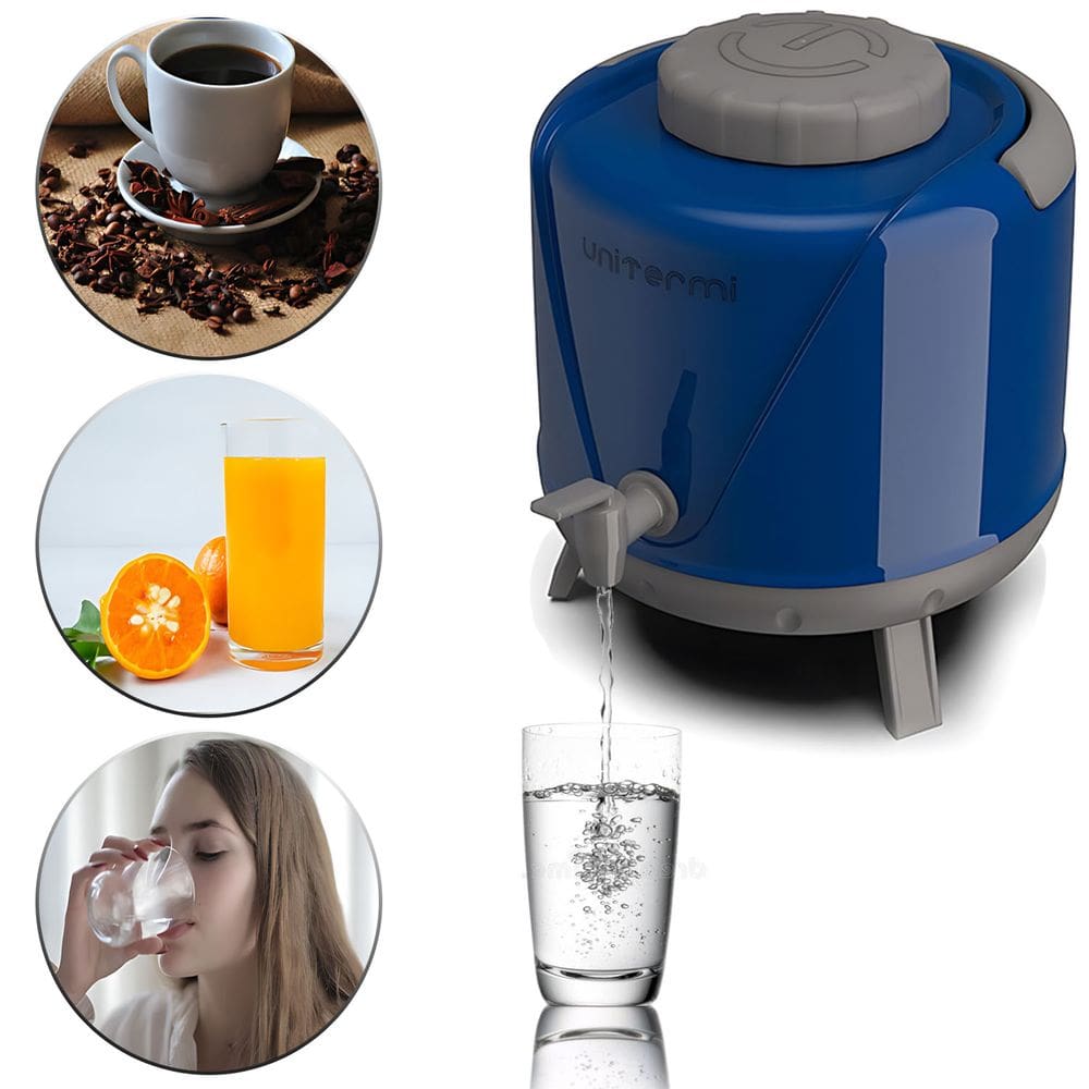 Garrafa Térmica Galão 5 Litros Com Torneira Alça E Pés Para Café Água Suco