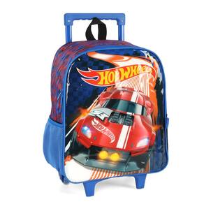 Mochila De Rodinha Escolar Carros Azul