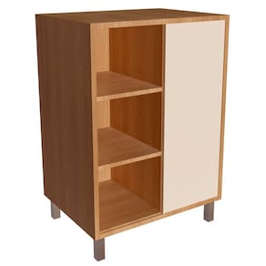 Gabinete 1 Porta De Correr 5 Nichos 60 cm BL7250 Mell Arenas FAEM