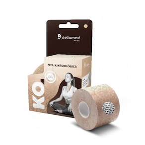 Kit Bandagem Elástica Adesiva Kinesiológica 4 unidade Dellamed - Tattoo Sand