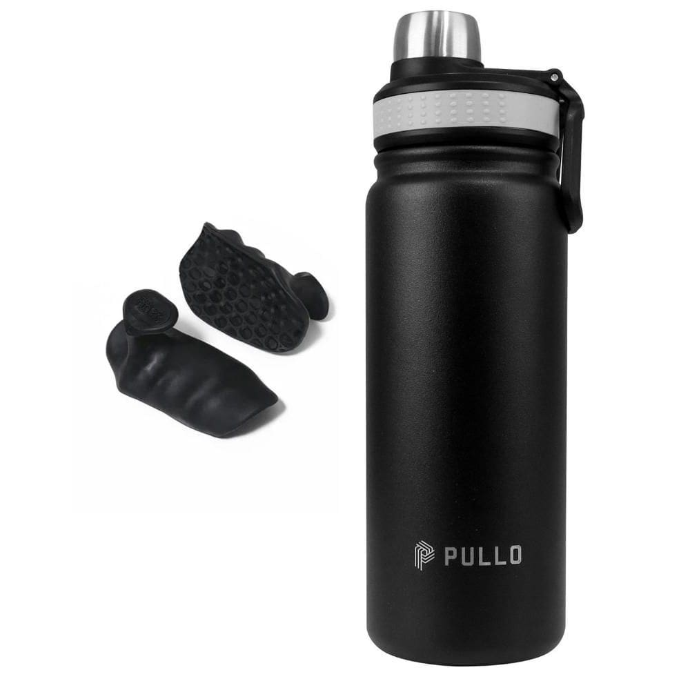 Octo Maxgrip Fiber Preto + Garrafa Térmica Pullo Jack 650ML Preto