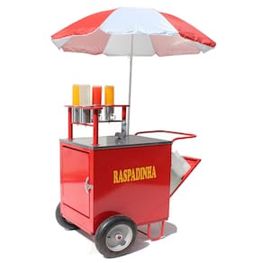 Carrinho de raspadinha de gelo com suporte para 5 litros Mod 4219