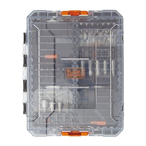 Conjunto de chaves de fenda BLACK+DECKER BDAST200SETFF 200 peças