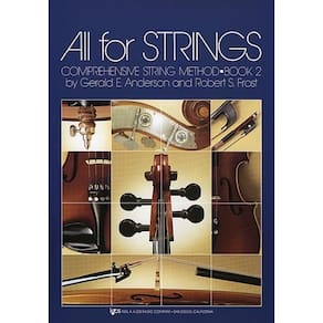 All For Strings Comprehensive String Method - Book 2 Cello