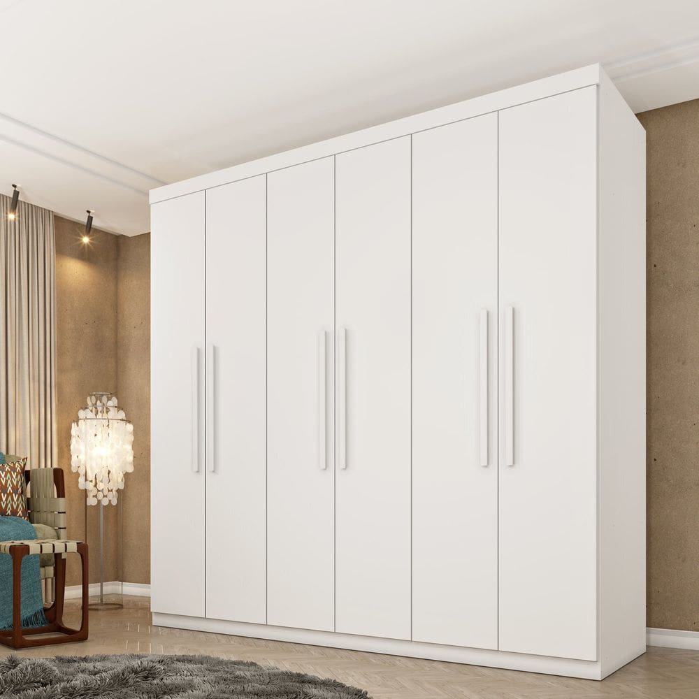 Guarda Roupa 6 Portas 219cm Lima Espresso Móveis Neve