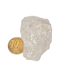 01 Topázio Branco Pedra Bruto Natural 75 a 100g Média 60mm