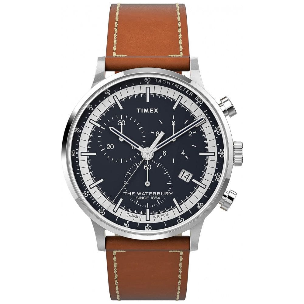 Relógio Masculino Analógico Automático, Couro, TIMEX TW2V30800VQ, Marrom