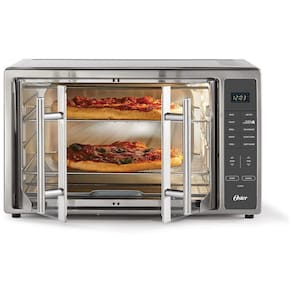Forno Elétrico de Bancada 42L com Controle de Temperatura e Temporizador, Aço Inoxidável, 110v, OSTER 2142008, Prateado