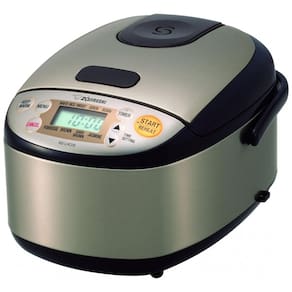 Micom panela de arroz e aquecedor, inoxidável marrom escuro, ZOJIRUSHI NS LHC05