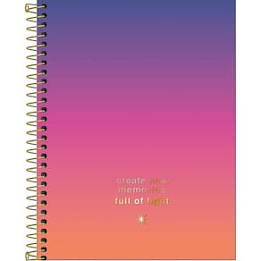 Caderno Espiral Capa Dura Colegial 1 Matéria Great 80 Folhas Tilibra 2517