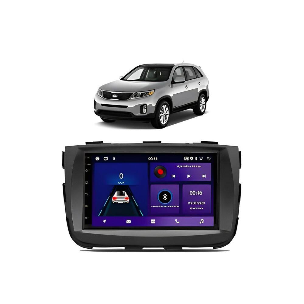 Kit Multimídia Sorento 2.4 2013 / 2015 7 Pol Android GPS Carplay - 701K FirstOption