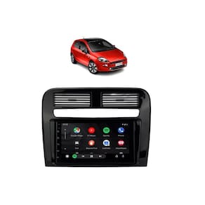 Kit Multimídia Punto 2008 / 2012 Mold Black Piano 7 Pol Android Carplay 2/32GB - 701K FirstOption