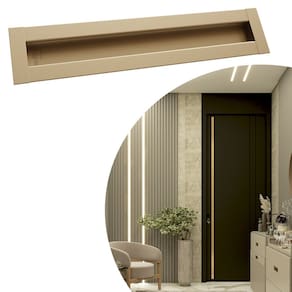Puxador Celleno IL 255 - Dourado Matte - 3000MM