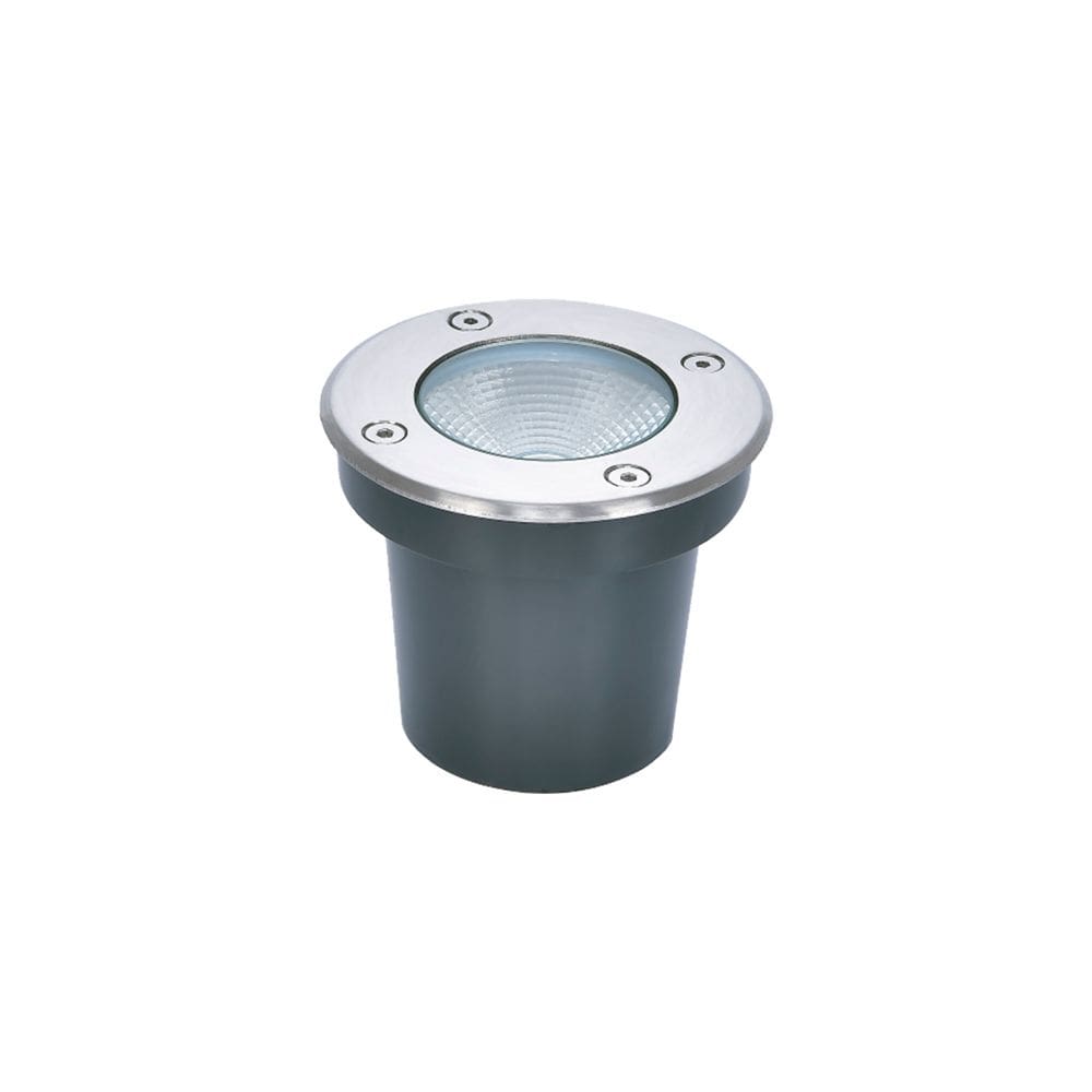 Embutido De Solo Led Astraled Es-6914 Felis 15W Bivolt Prata 3000K Luz Amarela