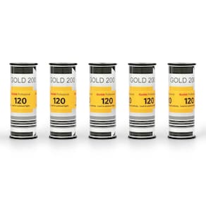Filme Kodak Professional Gold 200 Color Negative 120, pacote com 5
