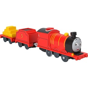 Trem de brinquedo motorizado Thomas & Friends Talking James há mais de 3 anos